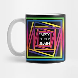 Empty like your brain Mug